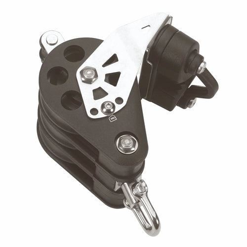 Size 5 54mm Plain Bearing Pulley Block Triple Swivel Becket And Cams