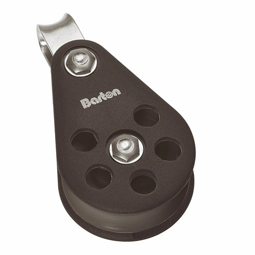 Size 6 64mm Plain Bearing Pulley Single Block Fixed Eye