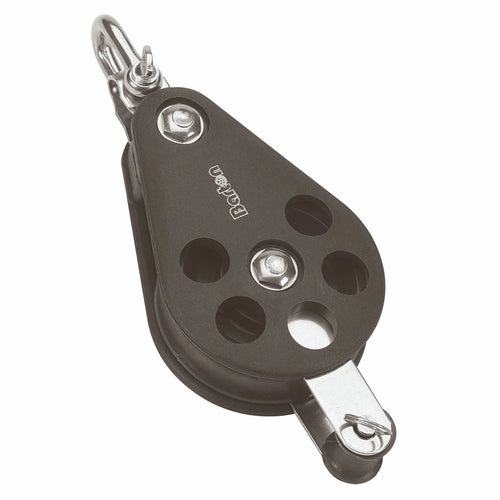 Size 6 64mm Plain Bearing Pulley Block Single Reverse Shackle & Becket