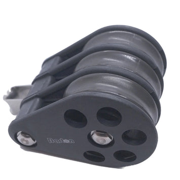 Size 6 64mm Plain Bearing Pulley Block Triple Fixed Eye