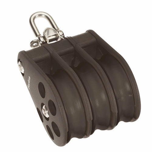 Size 6 64mm Plain Bearing Pulley Block Triple Reverse Shackle