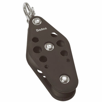 Size 6 44/72mm Plain Bearing Pulley Block Fiddle Swivel