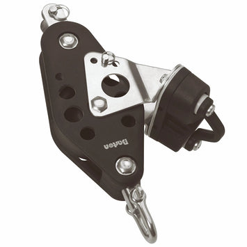 Size 6 44/72mm Plain Bearing Pulley Block Fiddle Swivel Becket & Cam