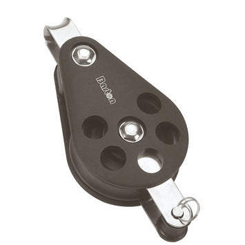 Size 7 70mm Plain Bearing Pulley Block Single Fixed Eye & Becket
