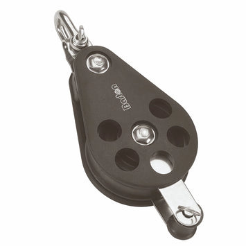 Size 7 70mm Plain Bearing Pulley Block Single Reverse Shackle & Becket