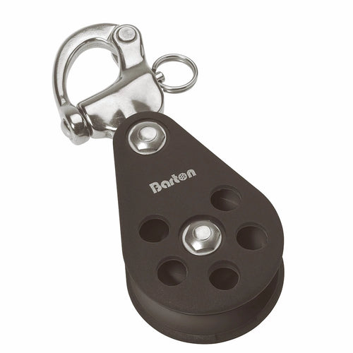 Size 7 70mm Plain Bearing Pulley Block Single Snap Shackle