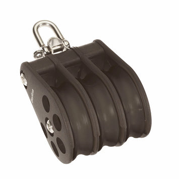 Size 7 70mm Plain Bearing Pulley Block Triple Reverse Shackle