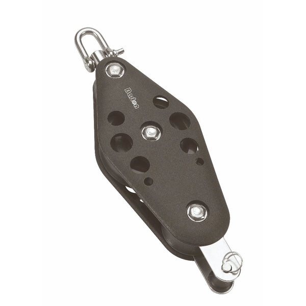 Size 7 44/72mm Fiddle Plain Bearing Pulley Block Swivel & Becket