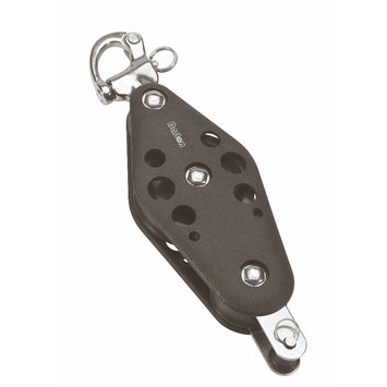 Size 7 44/72mm Fiddle Plain Bearing Pulley Block Snap Shackle & Becket