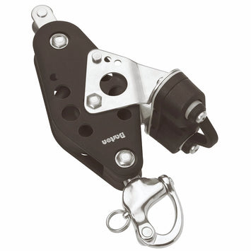 Size 7 44/72mm Fiddle Plain Bearing Pulley Block Snap Shackle Becket & Cam