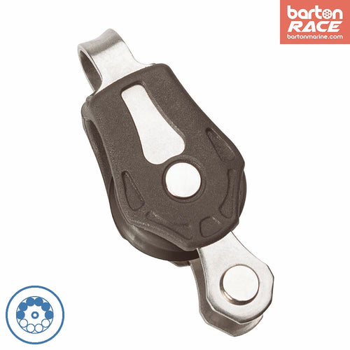 Size 0 20mm Ball Bearing Pulley Block Fixed Eye & Becket