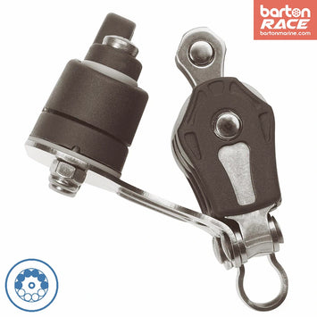 Size 0 20mm Ball Bearing Pulley Block Triple Fixed Eye Becket & Cam