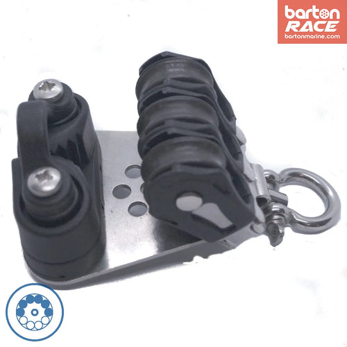 Size 0 20mm Ball Bearing Pulley Block Triple Swivel & Cam