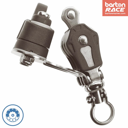 Size 0 20mm Ball Bearing Pulley Block Triple Swivel Becket & Cam