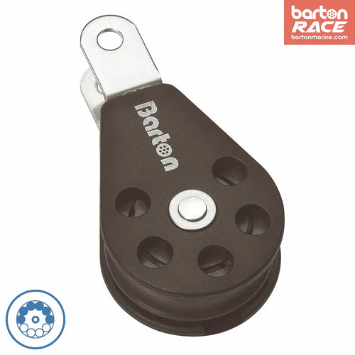 Size 1 30mm Ball Bearing Pulley Block Single Double Tang