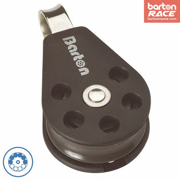 Size 1 30mm Ball Bearing Pulley Block Single With Fixed Eye