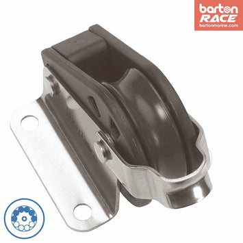 Size 1 30mm Ball Bearing Pulley Block Single Upright With Becket