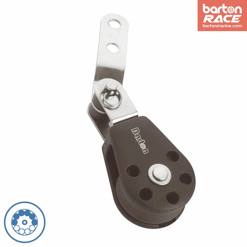 Size 1 30mm Ball Bearing Pulley Block Single Block On Tang