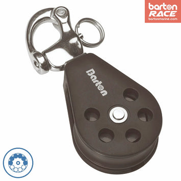 Size 2 35mm Ball Bearing Pulley Block Single Snap Shackle