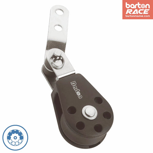 Size 2 35mm Ball Bearing Pulley Block Single Block On Tang