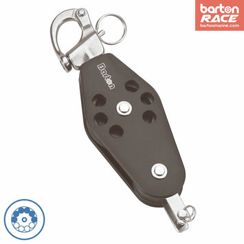 Size 2 30/45mm Ball Bearing Sheave Fiddle Snap Shackle & Becket