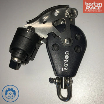 Size 2 35mm Ball Bearing Sheave Single Swivel Becket & Cam