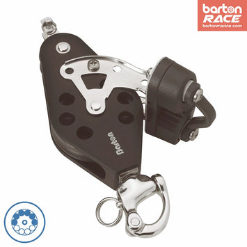 Size 2 30/45mm Ball Bearing Sheave Fiddle Snap Shackle Becket & Cam