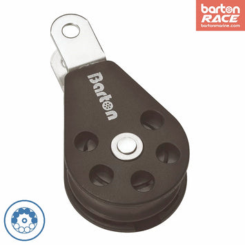 Size 3 45mm Ball Bearing Pulley Block Single With Double Tang
