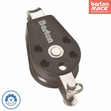 Size 3 45mm Ball Bearing Pulley Block Single Fixed Eye & Becket