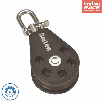 Size 3 45mm Ball Bearing Pulley Block Single Block With Swivel