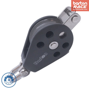 Size 3 45mm Ball Bearing Pulley Block Single Swivel & Becket