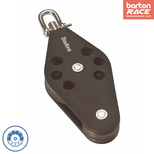Size 3 30/58mm Ball Bearing Pulley Block Fiddle With Swivel