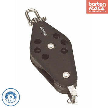 Size 3 30/58mm Ball Bearing Pulley Block Fiddle Swivel & Becket