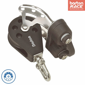 Size 3 45mm Ball Bearing Pulley Block Triple Fixed Eye Becket & Cam