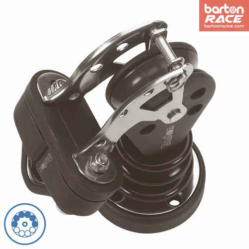 Size 3 45mm Ball Bearing Pulley Block Stand Up Block & Becket