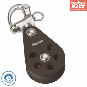 Size 5 54mm Ball Bearing Pulley Block Single Snap Shackle