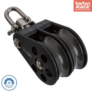 Size 5 54mm Ball Bearing Pulley Block Double Swivel