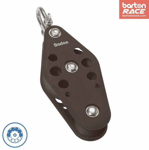 Size 5 38/64mm Ball Bearing Pulley Block Fiddle Swivel