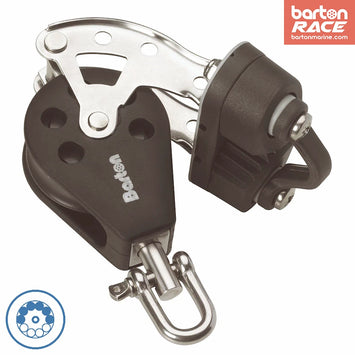 Size 5 54mm Ball Bearing Pulley Block Single Swivel Becket & Cam