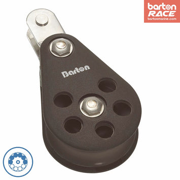 Size 6 64mm Ball Bearing Pulley Block Single Block Double Tang