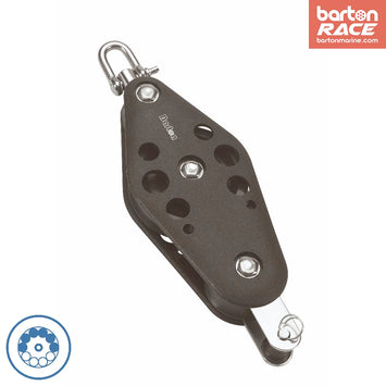 Size 6 44/72mm Ball Bearing Pulley Block Fiddle Swivel & Becket