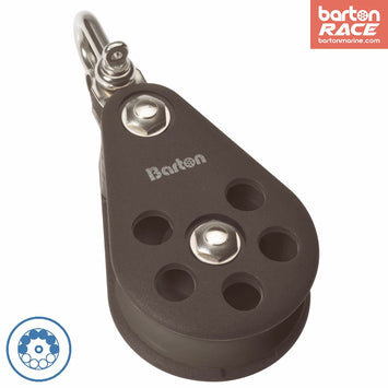 Size 7 70mm Ball Bearing Pulley Block Single Reverse Shackle