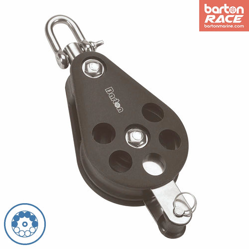 Size 7 70mm Ball Bearing Pulley Block Single Swivel & Becket
