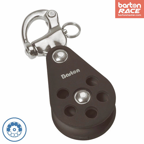 Size 7 70mm Ball Bearing Pulley Block Single Snap Shackle