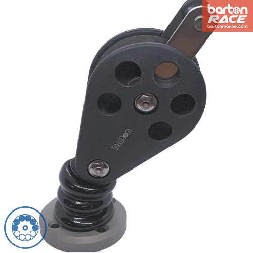 Size 7 70mm Ball Bearing Pulley Block Single Stand Up & Becket
