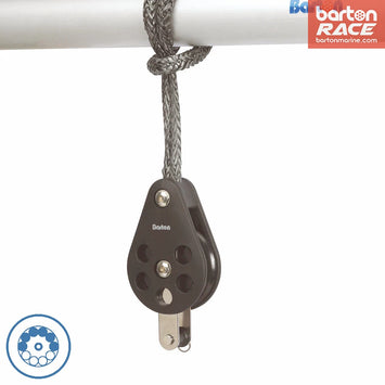 Size 7 70mm Ball Bearing Pulley Block On A Strop with Becket