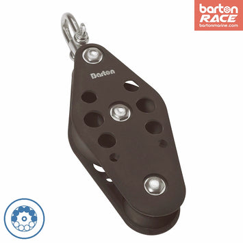 Size 7 44/72mm Fiddle Ball Bearing Pulley Block Swivel