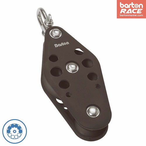 Size 7 44/72mm Fiddle Ball Bearing Pulley Block Swivel