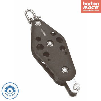Size 7 44/72mm Fiddle Ball Bearing Pulley Block Swivel & Becket