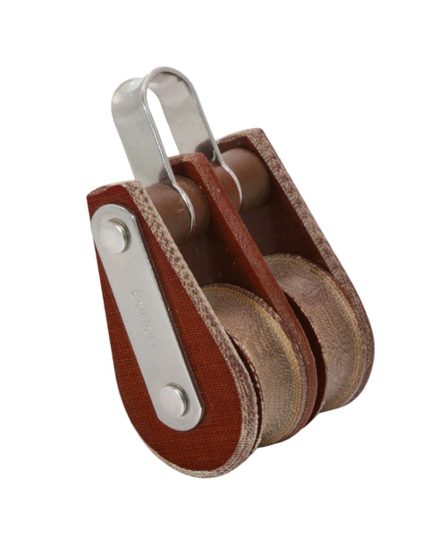 TUPHblox – Tufnol Double Block with Bow – 30mm (1 1/8″) T01210